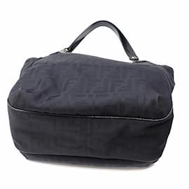 Fendi-Fendi Shoulder Bag Zucca-Black