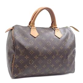 Louis Vuitton-Louis Vuitton Monogram Speedy 30 Handbag-Monogram