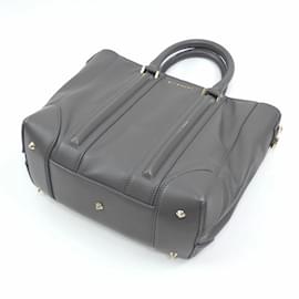 Givenchy-Givenchy Gray Leather Handbag-Brown