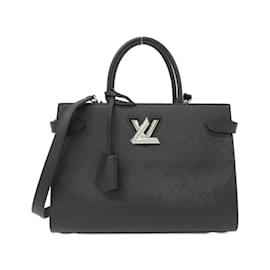 Louis Vuitton-Louis Vuitton Epi Twist Tote Handbag-Black
