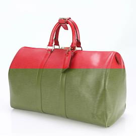 Louis Vuitton-Sac Boston Keepall 45 Epi Louis Vuitton-Rouge