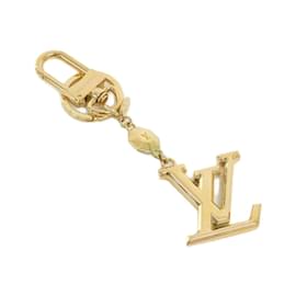 Louis Vuitton-Louis Vuitton Porto Cle LV Facet M65216 Key Ring-Golden