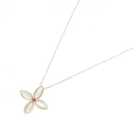 Mikimoto-Collier en pierre de couleur fleur Mikimoto-Autre