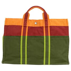 Hermès-Hermes Foultou Shoulder Bag for Men-Red,Orange,Dark red