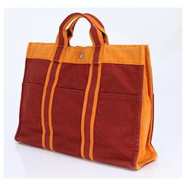 Hermès-Hermes Foultou Shoulder Bag for Men-Red,Orange,Dark red
