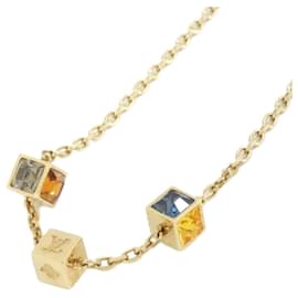 Louis Vuitton-Louis Vuitton Collier Gamble Necklace-Golden