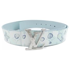 Louis Vuitton-Louis Vuitton Reversible Blue Belt-Blue
