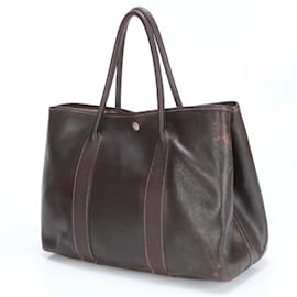 Hermès-Sac à bandoulière en cuir Amazonia d'Hermès-Marron,Autre