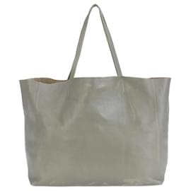 Céline-Celine Horizontal Cabas Leather Shoulder Bag-Brown