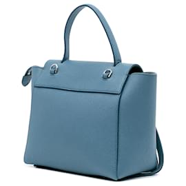 Céline-Celine Blue Nano Grained Calfskin Belt Bag-Blue,Light blue