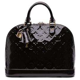 Louis Vuitton-Louis Vuitton Purple Monogram Vernis Alma PM-Other,Purple