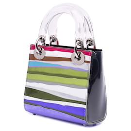 Dior-Dior White Wang Guangle Mini PVC Technical Fabric Lady Dior-White
