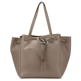 Céline Cabas Phantom en cuir petit modèle Celine Brown Marron Taupe