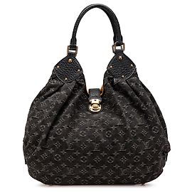 Louis Vuitton Monogram Denim Mahina XL Noir Noir