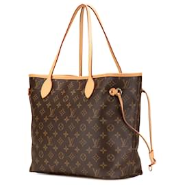 Louis Vuitton-Louis Vuitton Brown Monogram Neverfull MM-Brown