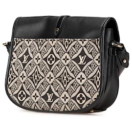 Louis Vuitton-Louis Vuitton Black Since 1854 Neo Saumur MM-Black