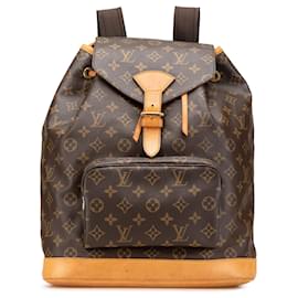 Louis Vuitton-Louis Vuitton Brown Monogram Montsouris GM-Brown