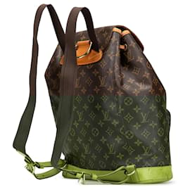 Louis Vuitton-Louis Vuitton Brown Monogram Montsouris GM-Brown