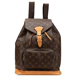 Louis Vuitton-Louis Vuitton Brown Monogram Montsouris GM-Brown