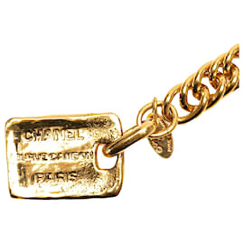 Chanel-Ceinture en chaîne médaillon plaqué or Chanel 31 Rue Cambon Paris-Doré
