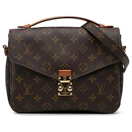 Louis Vuitton-Louis Vuitton Brown Monogram Pochette Metis-Brown