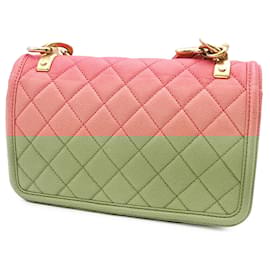 Chanel-Chanel Pink Small Quilted Caviar Sunset On The Sea Flap-Pink
