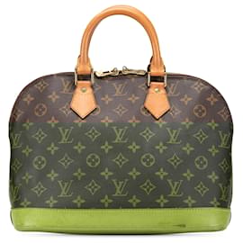 Louis Vuitton-Louis Vuitton Brown Monogram Alma PM-Brown