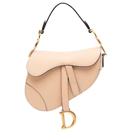 Dior-Dior Brown Mini Grained Calfskin Saddle-Brown,Beige