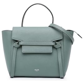 Céline-Celine Blue Nano Grained Calfskin Belt Bag-Blue,Light blue