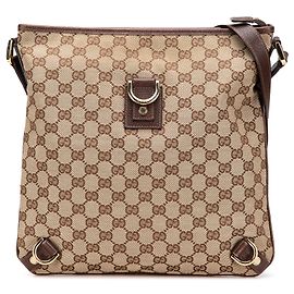 Gucci Bege GG Canvas Abbey D Ring Transversal Bege
