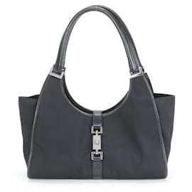 Gucci-Gucci Jackie Leather Handbag-Black