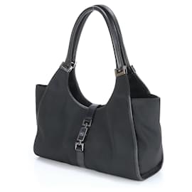 Gucci-Gucci Jackie Leather Handbag-Black