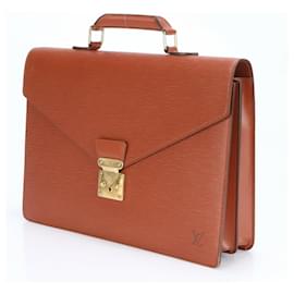 Louis Vuitton-Serviette Conseiller Epi de Louis Vuitton-Marron