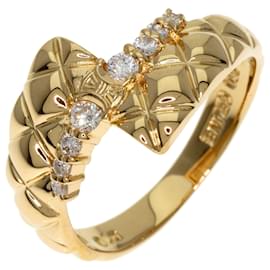 Céline-Celine 18K Yellow Gold Diamond Band Ring-Other