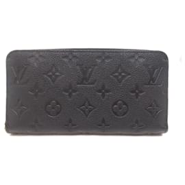 Louis Vuitton-Louis Vuitton Zippy Wallet Long Empreinte-Black