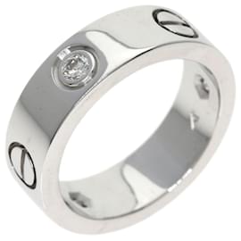 Cartier-Bague Cartier Love Demi-Diamant en Or Blanc 18K-Autre