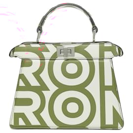 Fendi-Fendi Marc Jacobs Collaboration Peekaboo Handbag-White,Red