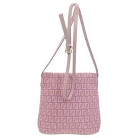 Fendi-Fendi Zucca Pattern Shoulder Bag-Purple