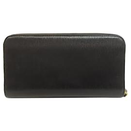 Prada-Prada Black Leather Long Wallet-Black