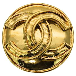 Chanel-Chanel Gold Plated Brooch-Golden