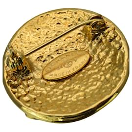 Chanel-Chanel Gold Plated Brooch-Golden