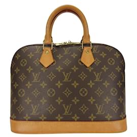 Louis Vuitton-Louis Vuitton Handbag Alma M51130-Brown