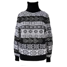 Chanel-Paris / Rome Exquisite Runway Jumper 34 FR-Black