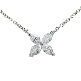 Tiffany & Co-Collier en diamant Tiffany Victoria en platine 950-Argenté