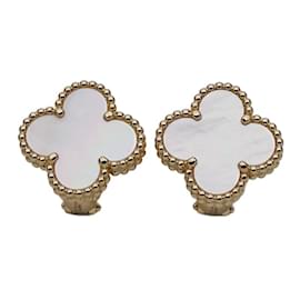 Van Cleef & Arpels-Van Cleef & Arpels Alhambra Clip Earrings-Golden