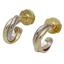 Cartier-Cartier Trinity Stud Earrings-Golden