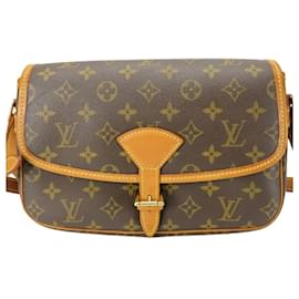 Louis Vuitton-Sac à épaule Monogram Louis Vuitton-Marron