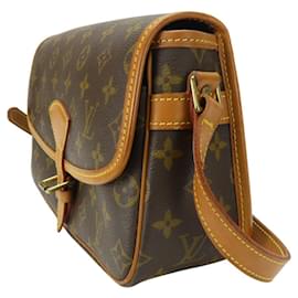Louis Vuitton-Sac à épaule Monogram Louis Vuitton-Marron
