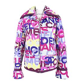 Chanel Giacca Puffer Rare CC Logo 31 Rue Cambon Multicolore