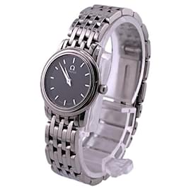 Omega-OMEGA De Ville Prestige 4570.51 Analog Digital Black Ladies Watch-Other